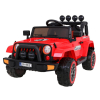 Auto Terenowe Full Time 4WD dla dzieci Czerwony + Napęd 4x4 + Pilot + Audio LED + Schowek